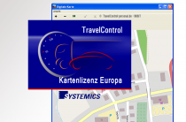 TravelControl Karte Europa Kartenlizenz